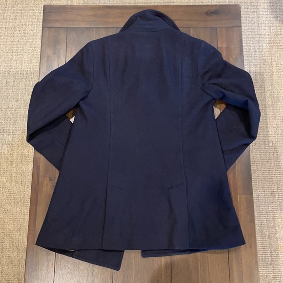 J Crew thinsulate lined, wool, navy pea coat xs - Picture 7 of 7